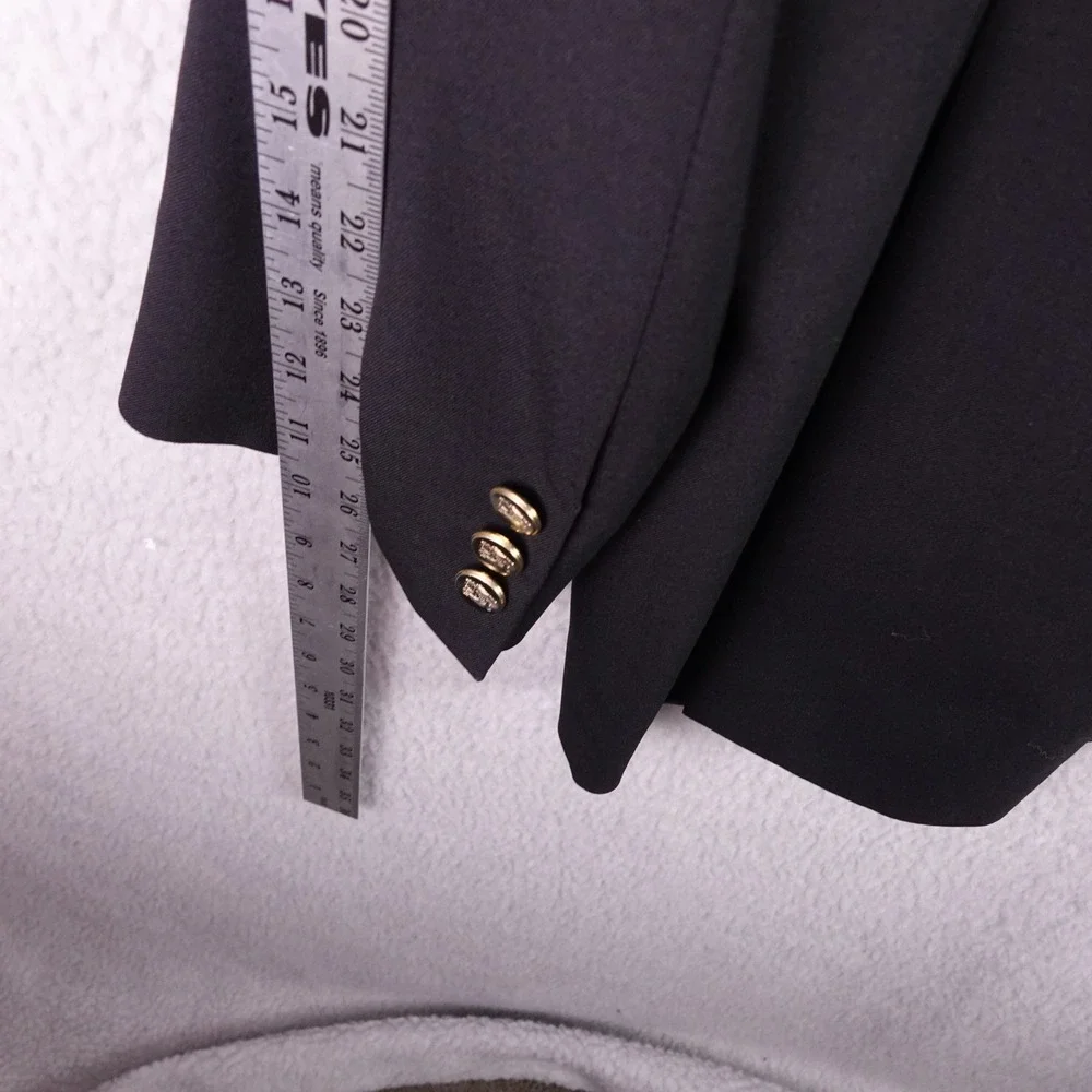 Burberry London Mens‎ Bond Street 100% Wool 3-Button Blazer Black 40 Long